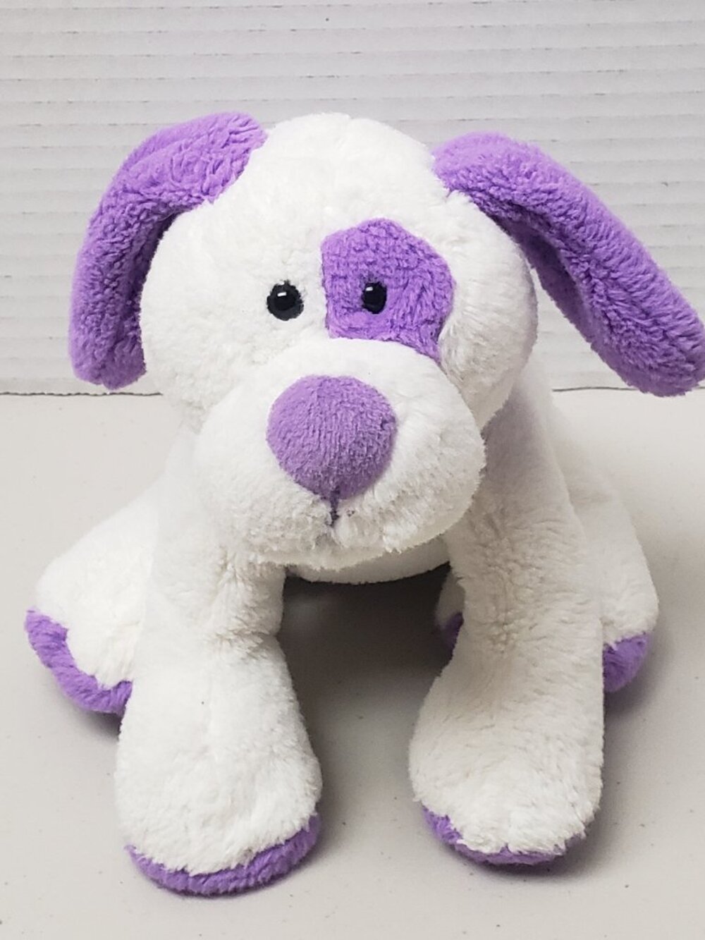 Ganz White & Purple Dog Plush
